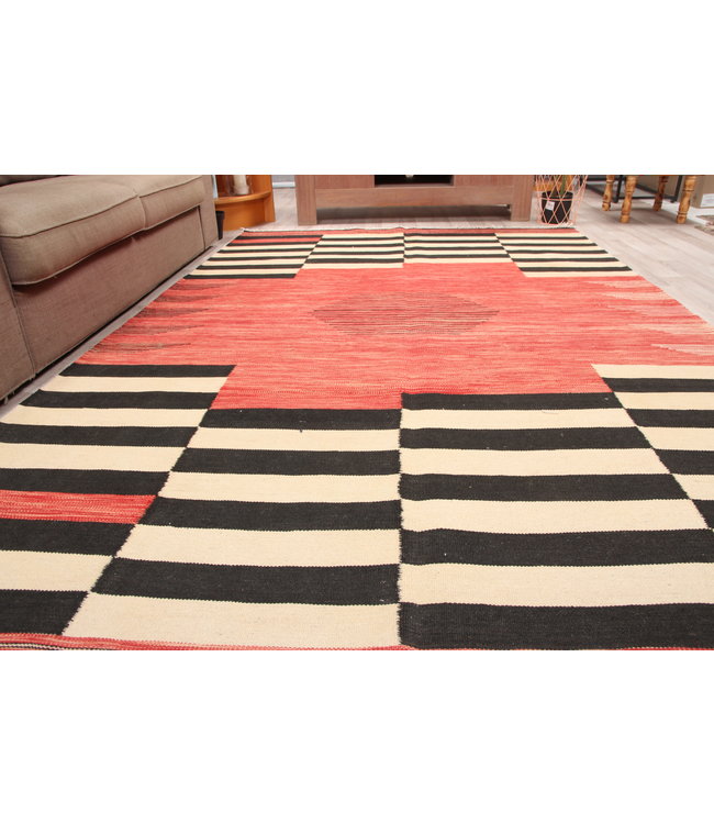 285x180cm Handmade Afghan modern Kilim Area Rug Wool Carpet