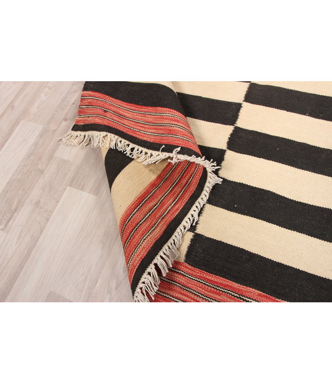 285x180cm Handmade Afghan modern Kilim Area Rug Wool Carpet