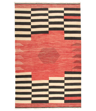 285x180cm Handgemacht modern Wolle Kelim Teppich