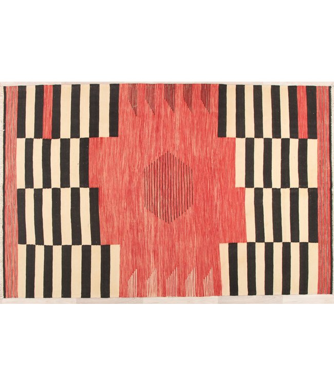 285x180cm Handgemacht modern Wolle Kelim Teppich