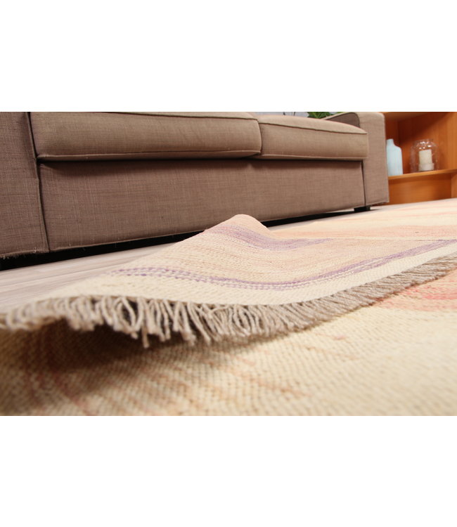 205x148cm Handmade Afghan modern Kilim Area Rug Wool Carpet