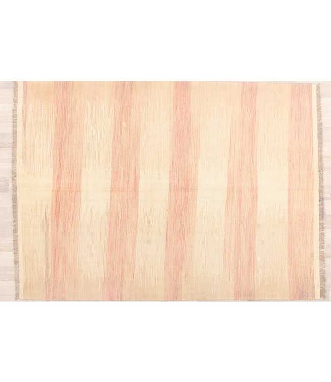 205x148cm  Handgeweven modern Kelim Tapijt Wol