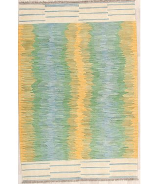 188x126cm Handgeweven modern Kelim Tapijt Wol 188x126cm Handgeweven modern Kelim Tapijt Wol