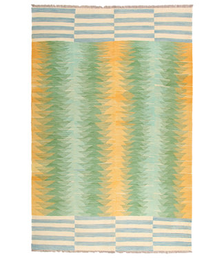 304x201cm Handgemacht modern Wolle Kelim Teppich