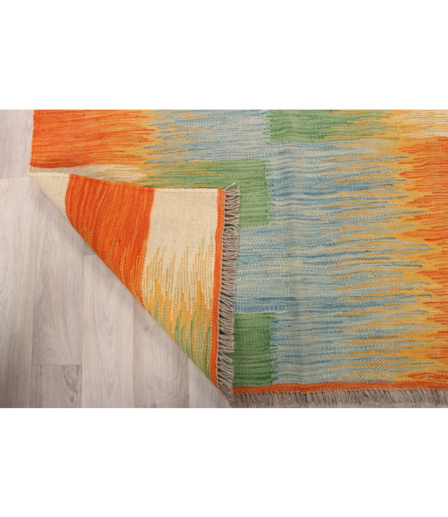 162x101cm Handmade Afghan modern Kilim Area Rug Wool Carpet