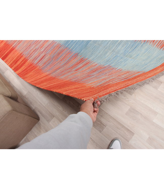 162x101cm Handmade Afghan modern Kilim Area Rug Wool Carpet