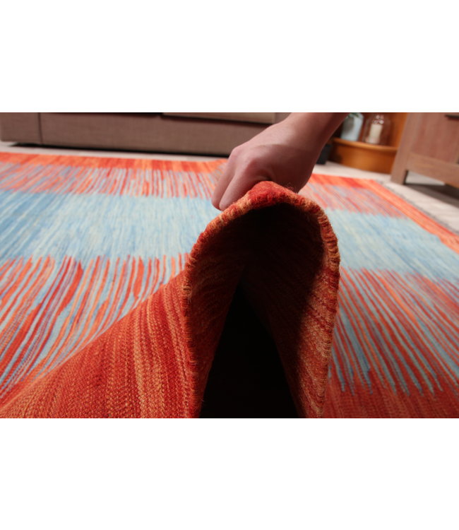 162x101cm Handmade Afghan modern Kilim Area Rug Wool Carpet