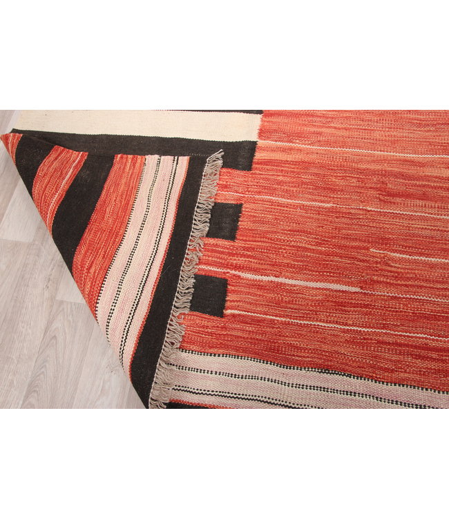 309x253cm Handmade Afghan modern Kilim Area Rug Wool Carpet