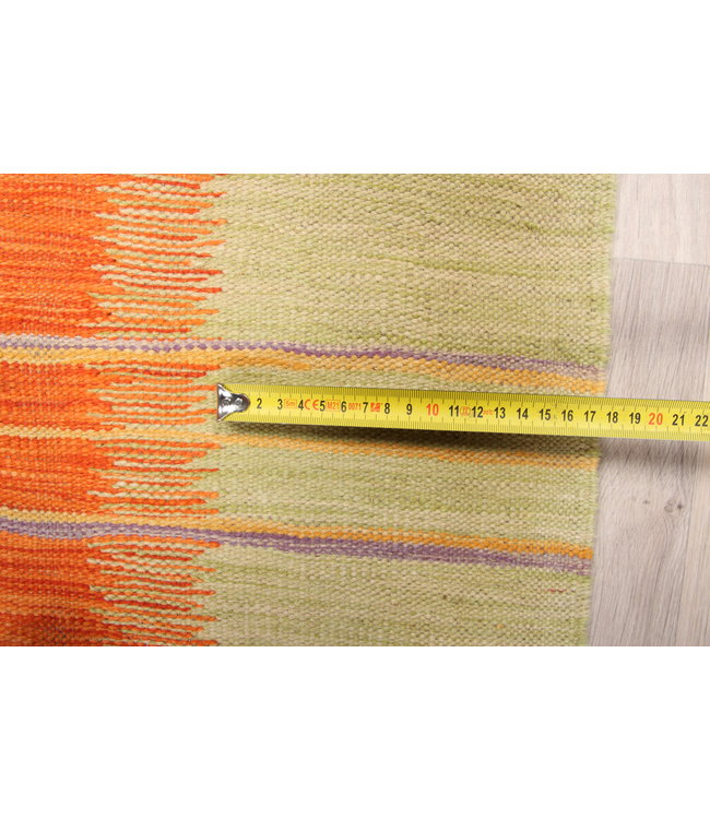 198x127cm Handmade Afghan modern Kilim Area Rug Wool Carpet