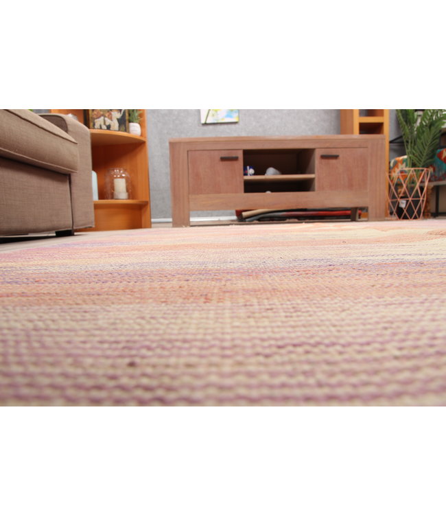 204x147cm Handmade Afghan modern Kilim Area Rug Wool Carpet