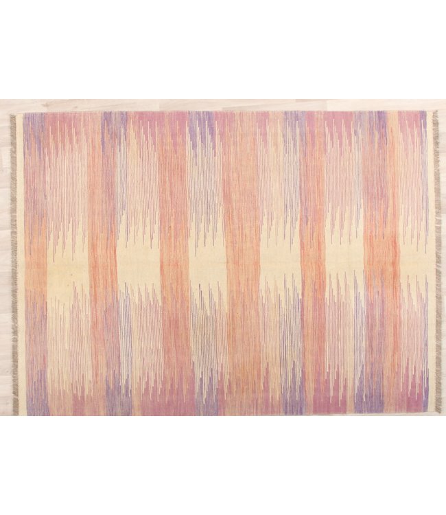 204x147cm Handmade Afghan modern Kilim Area Rug Wool Carpet