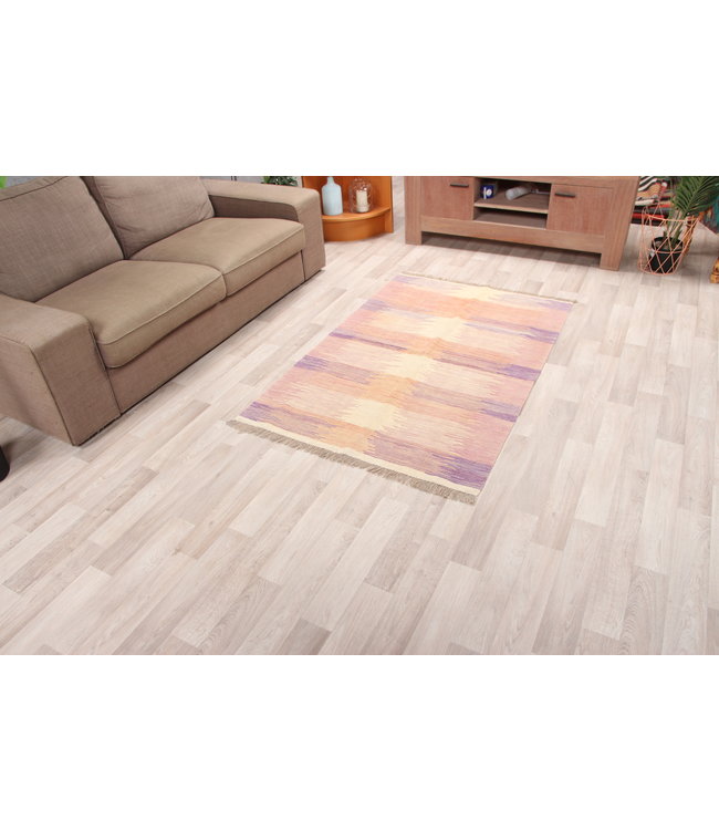 156x104cm Handmade Afghan modern Kilim Area Rug Wool Carpet