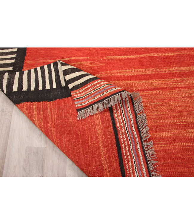 190x122cm Handmade Afghan modern Kilim Area Rug Wool Carpet