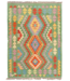145x104cm Handgeweven traditionele Kelim Tapijt Wol