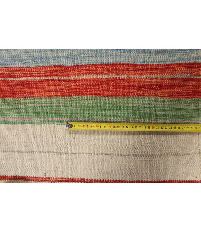 304x213cm Handmade Afghan modern Kilim Area Rug Wool Carpet