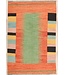 185x124cm Handmade Afghan modern Kilim Area Rug Wool Carpet