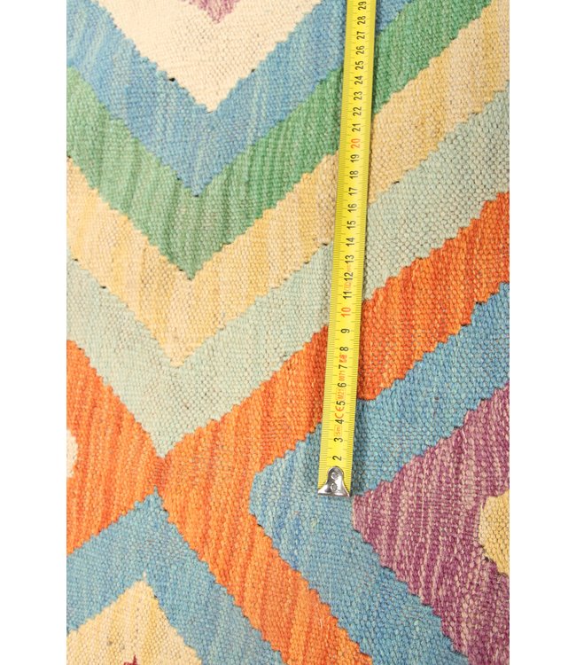 190x144cm Handgemacht Wolle Kelim Teppich