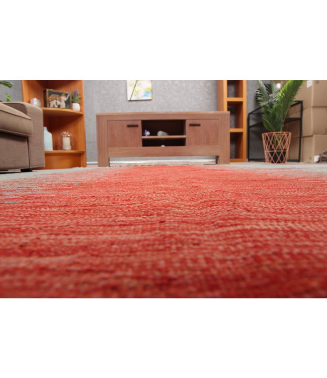 248x174cm Handmade Afghan modern Kilim Area Rug Wool Carpet