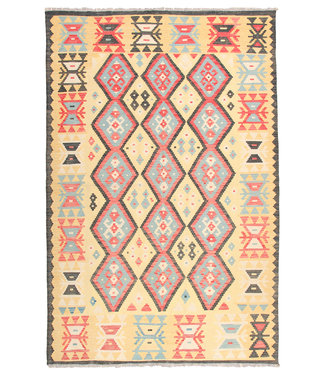 296x196cm  Handmade Afghan traditioneel Kilim Area Rug Wool Carpet