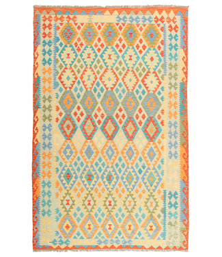 295x192cm Handgemacht Traditioneel Wolle Kelim Teppich