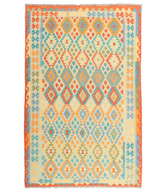 297x205cm  Handmade Afghan Traditioneel Kilim Area Rug Wool Carpet