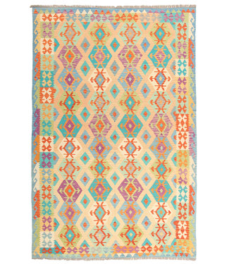 296x197cm  Handmade Afghan Traditioneel Kilim Area Rug Wool Carpet