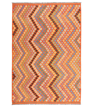 295x203cm Handgemacht Traditioneel Wolle Kelim Teppich