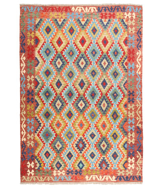 288x200cm Handgemacht Traditioneel Wolle Kelim Teppich