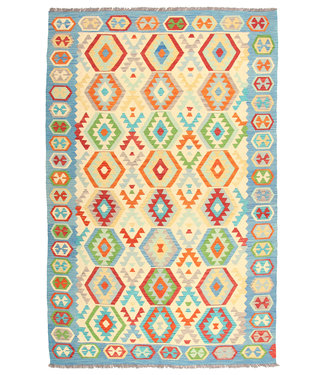 300x197cm  Handmade Afghan Traditioneel Kilim Area Rug Wool Carpet