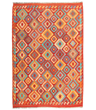 292x198cm  Handmade Afghan Traditioneel Kilim Area Rug Wool Carpet
