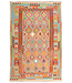 302x204cm  Handmade Afghan Traditioneel Kilim Area Rug Wool Carpet
