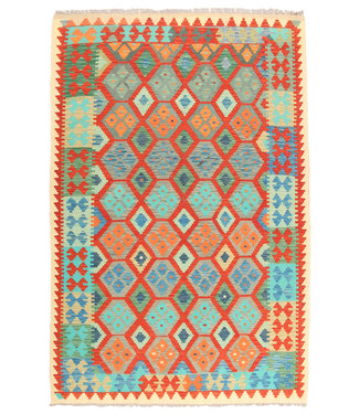 293x196cm  Handmade Afghan Traditioneel Kilim Area Rug Wool Carpet