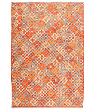 292x205cm Handgemacht Traditioneel Wolle Kelim Teppich