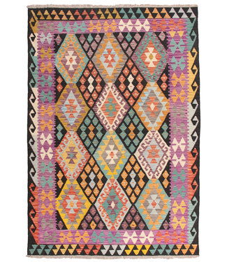 244x170cm Handgemacht Traditioneel Wolle Kelim Teppich
