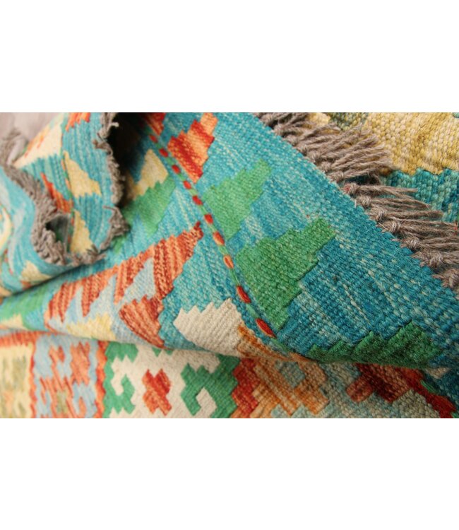 300x202 cm Handgeweven Traditioneel Kelim Tapijt Wol