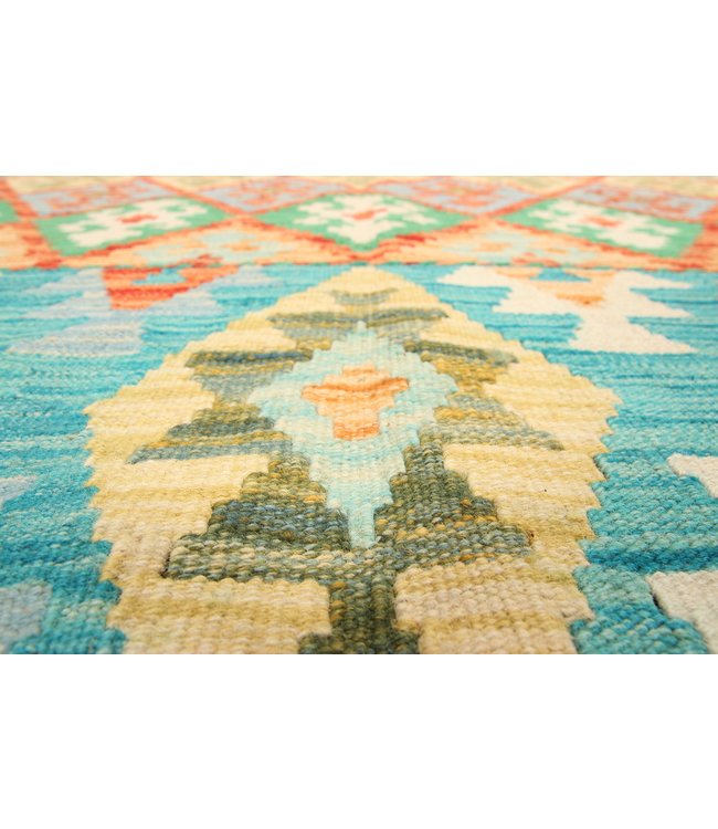 300x202 cm Handgemacht Traditioneel Wolle Kelim Teppich