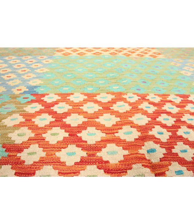 296x200 cm Handgemacht Traditioneel Wolle Kelim Teppich