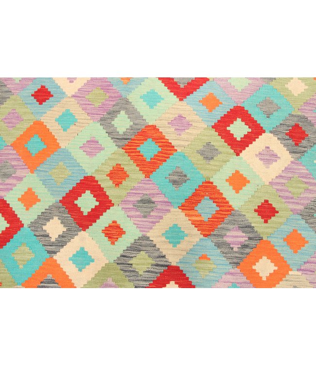 284x198cm Handgemacht Traditioneel Wolle Kelim Teppich