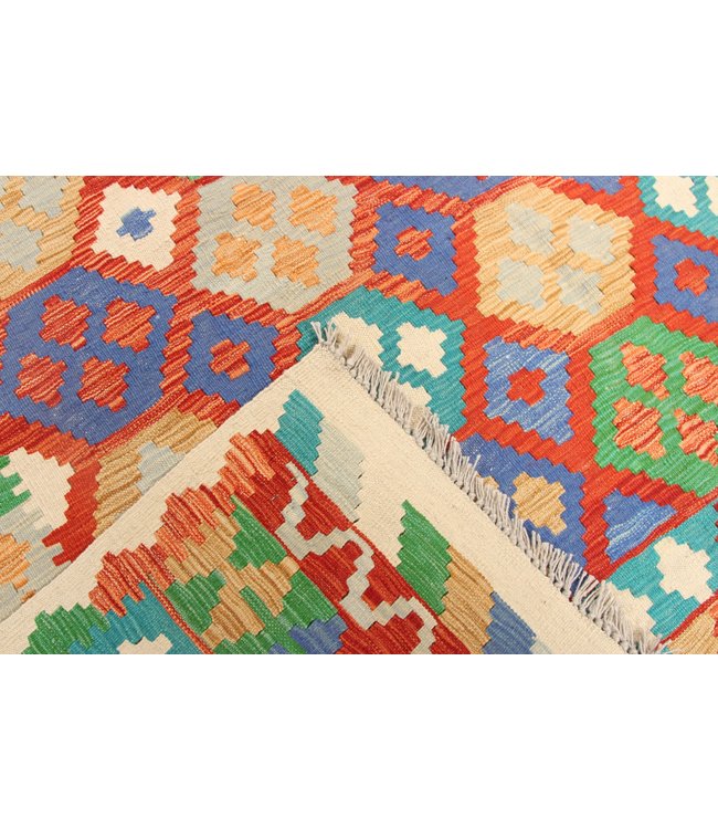 287x197cm Handgemacht Traditioneel Wolle Kelim Teppich