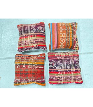 4x kilim cushions ca 45x45 cm with filling