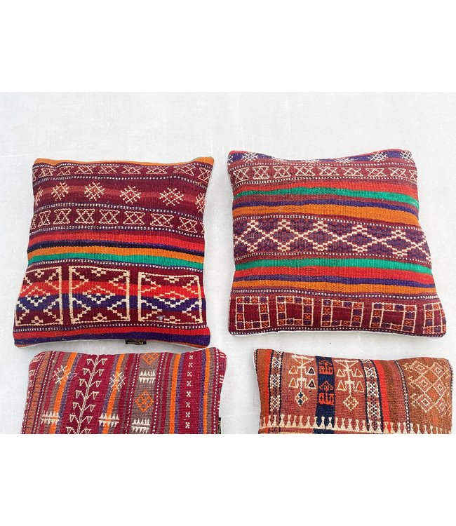 4x kilim cushions ca 45x45 cm with filling