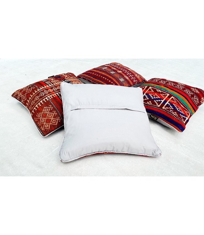 4x kilim cushions ca 45x45 cm with filling