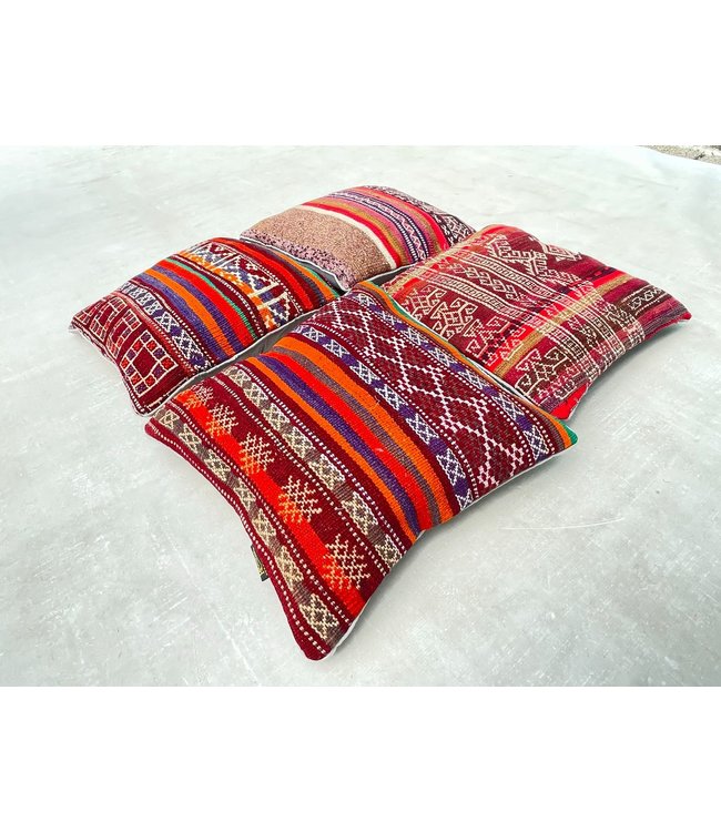 4x kilim cushions ca 45x45 cm with filling