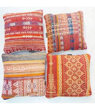 4x kilim cushions ca 45x45 cm with filling