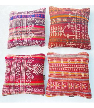 4x kilim cushions ca 45x45 cm with filling