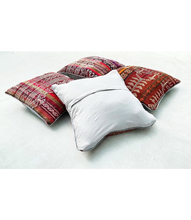 4x kilim cushions ca 45x45 cm with filling