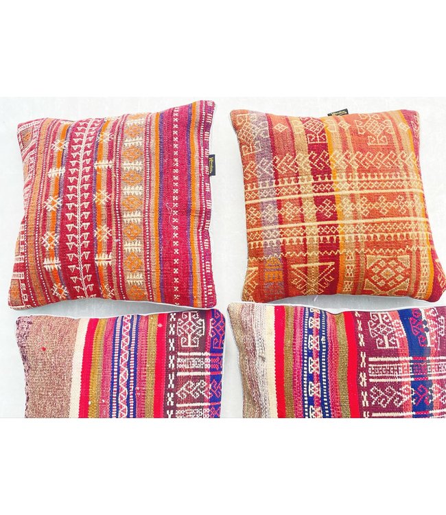 4x kilim cushions ca 45x45 cm with filling