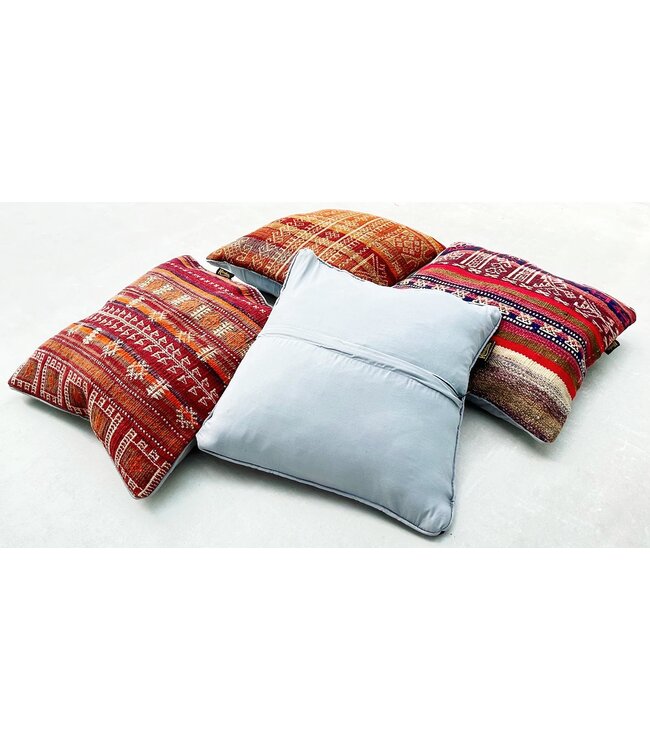 4x kilim cushions ca 45x45 cm with filling