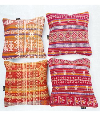 4x kilim cushions ca 45x45 cm with filling