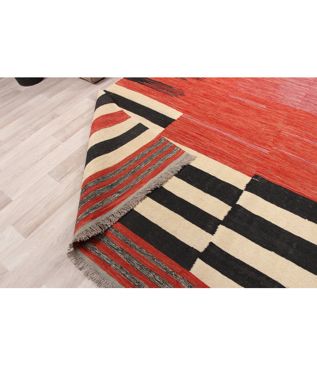 296x200 cm Handmade Afghan Kilim Area Rug Modrn